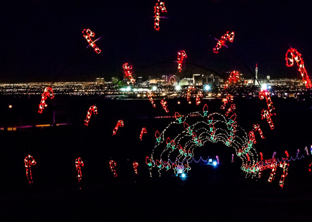 A view from Glittering Lights at Las Vegas Motor Speedway.